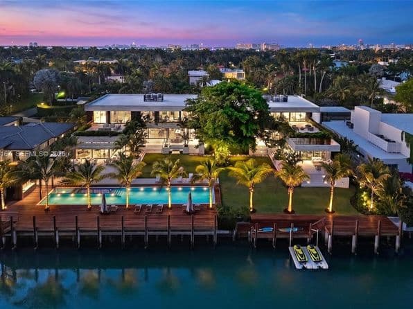 9BR/11BA luxury property in Miami Beach, FL — $110,000,000